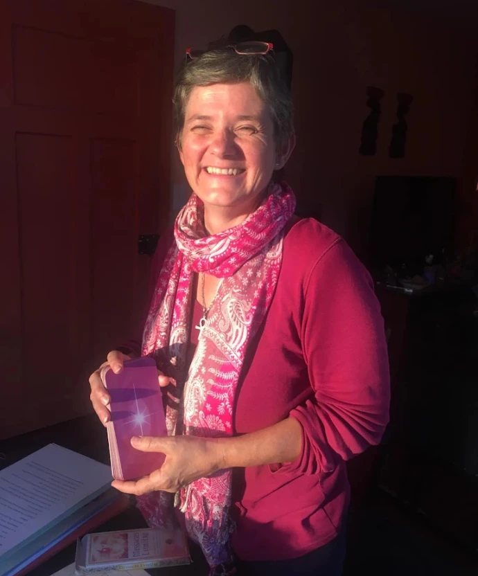 Fabienne Loviat lors d’un atelier thématique sur l’ennéagramme à Court dans le Jura bernois.
